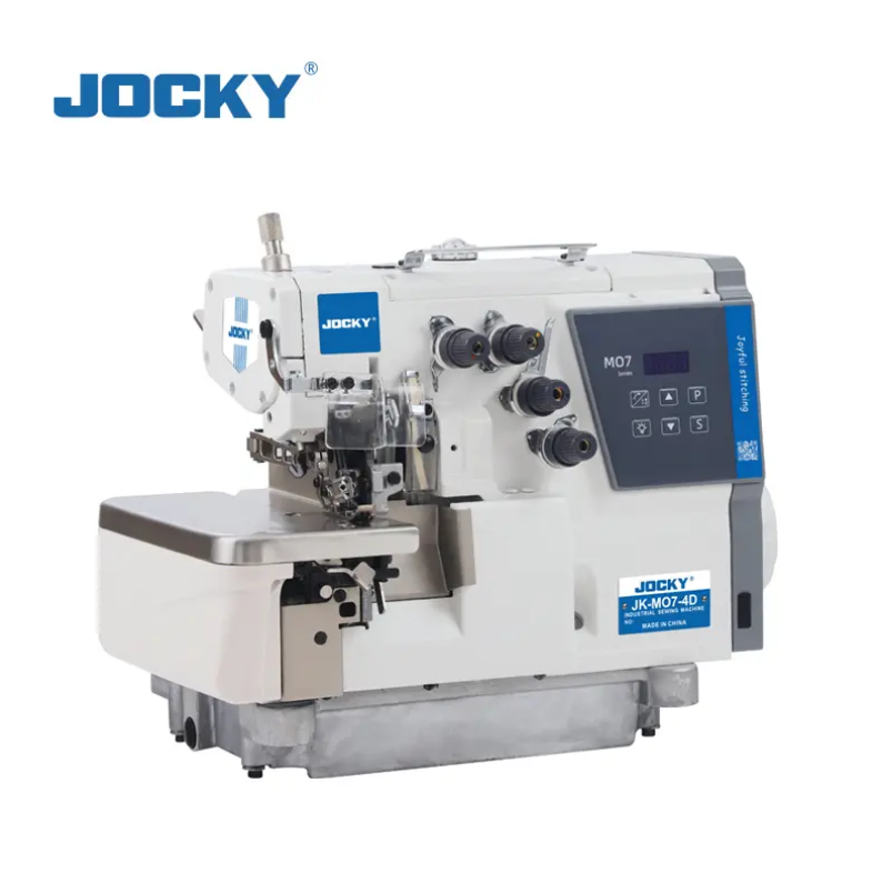 JK-MO7-4D-SUT New design 4 thread direct drive auto trimming overlock sewing machine