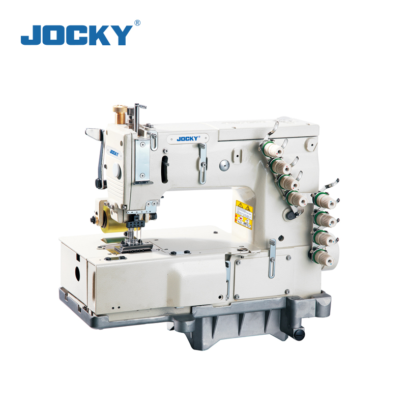 JK1404P Flat bed multi needle double chain stitch sewing machine