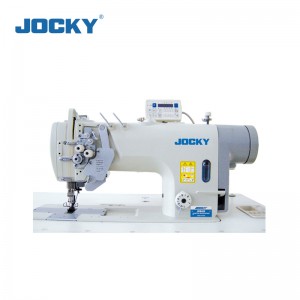 JK8452 Computerized Double Needle Lockstitch Sewing Machine With Auto Trimmer